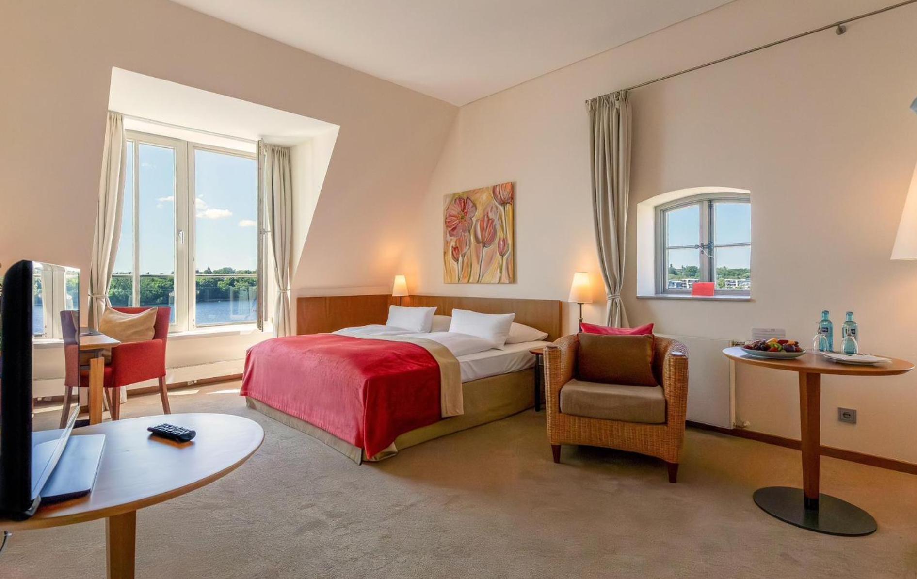 שוורין Hotel Speicher Am Ziegelsee חדר תמונה