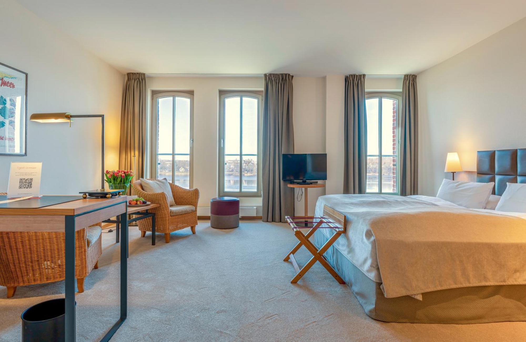 שוורין Hotel Speicher Am Ziegelsee מראה חיצוני תמונה