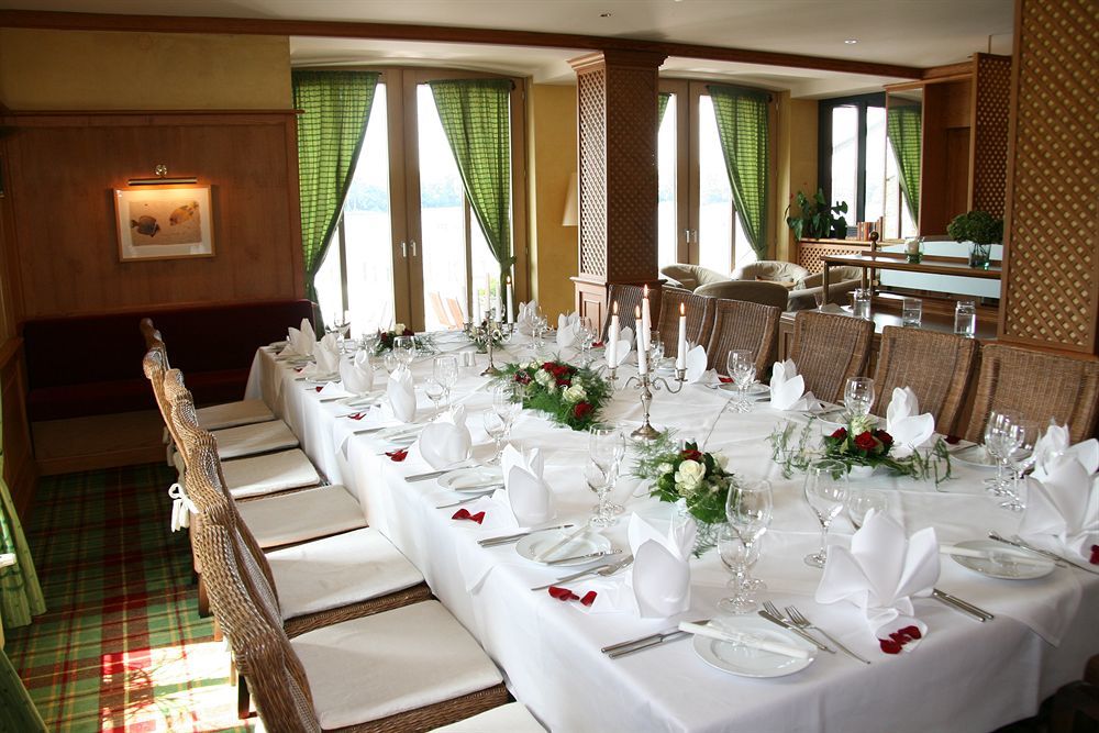 שוורין Hotel Speicher Am Ziegelsee מסעדה תמונה