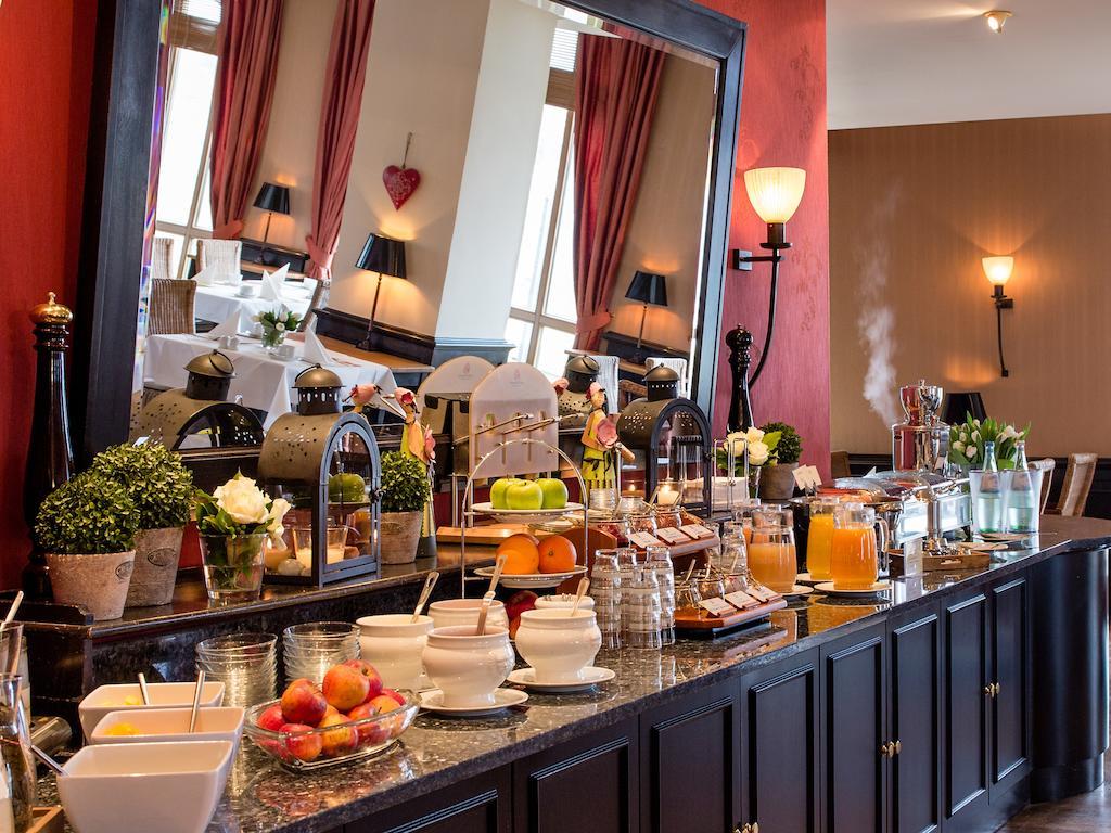 שוורין Hotel Speicher Am Ziegelsee מסעדה תמונה